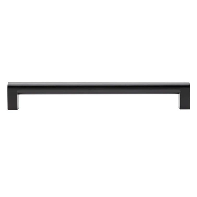 Vail Matte Black 12-Inch Appliance Bar Pull with Mounting Hardware