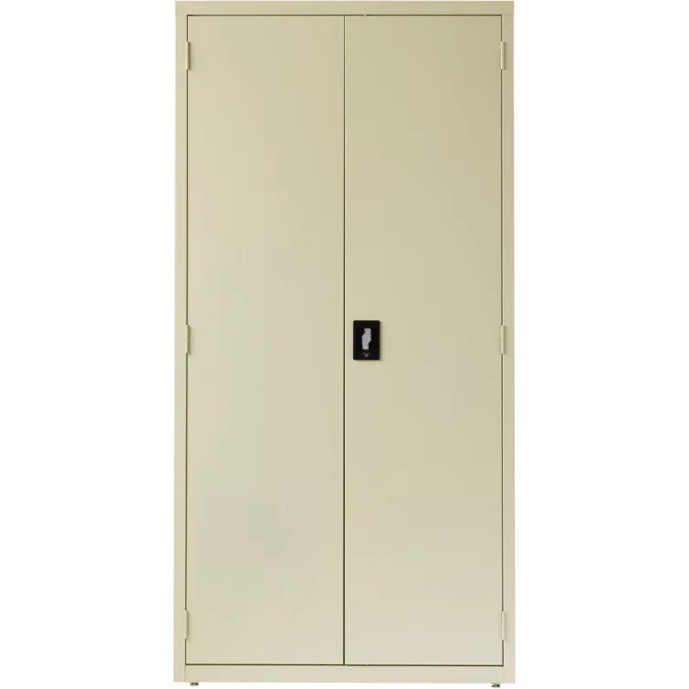 Putty Steel Lockable Office Cabinet with Adjustable Shelving