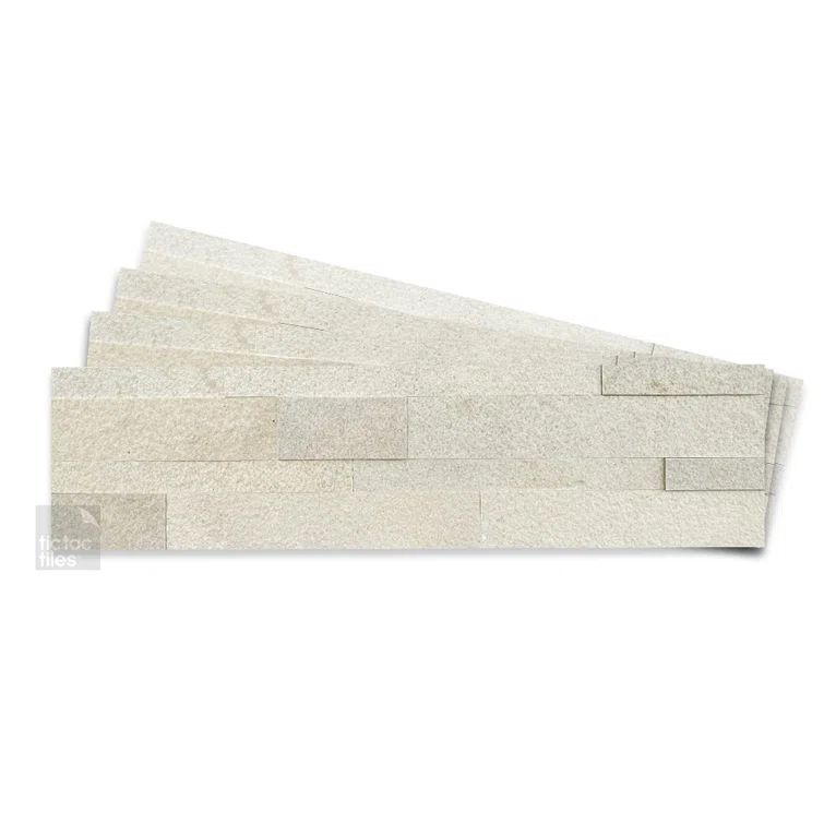 Stone Beige Peel and Stick Natural Stone Mosaic Tile