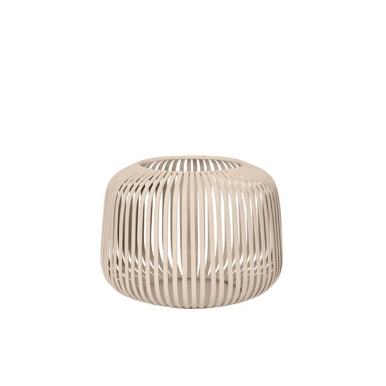 Nomad Rustic Powder-Coated Steel Tabletop Lantern, Extra Small