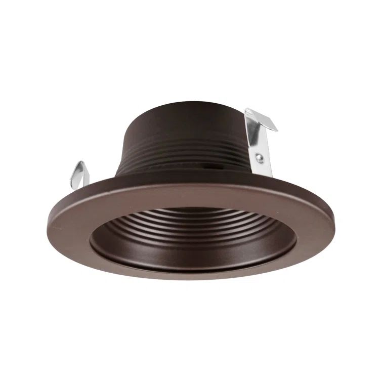 4-Inch Oil-Rubbed Bronze Recessed Baffle Trim
