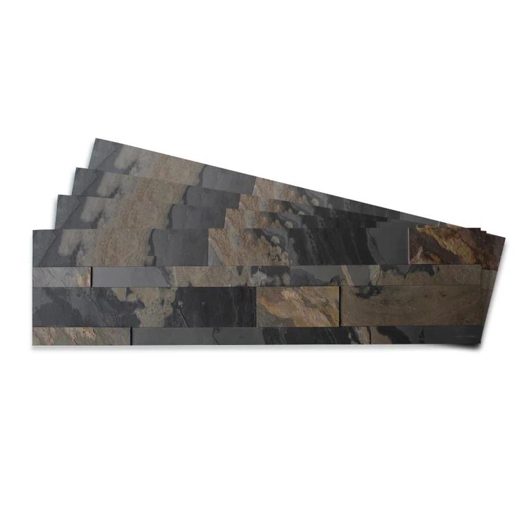 Rustic Gray Natural Stone Peel and Stick Mosaic Tile