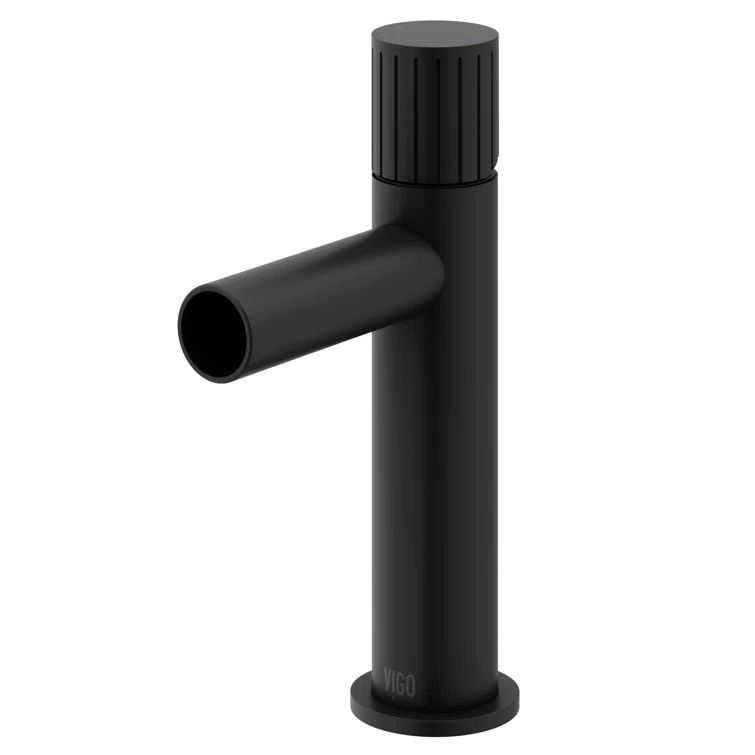 Ashford Sleek Nickel Single Hole Bathroom Faucet