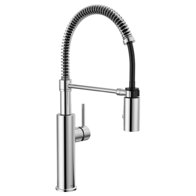 Chrome Pull-Down Sprayer Kitchen Faucet with 20-inch Hose
