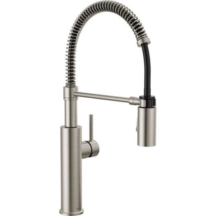 SpotShield Stainless Steel Pull Down Sprayer Kitchen Faucet