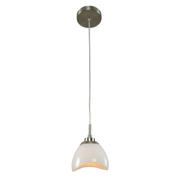 Vero Zen-Inspired Mini Pendant Light in English Bronze with Tri-Plex Glass