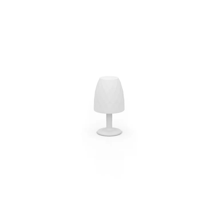 Cordless Ice-White LED Outdoor Floor Lamp by JM Ferrero