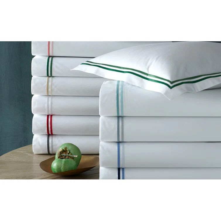 Twin Pool Cotton Duvet Cover with Satin Stitch