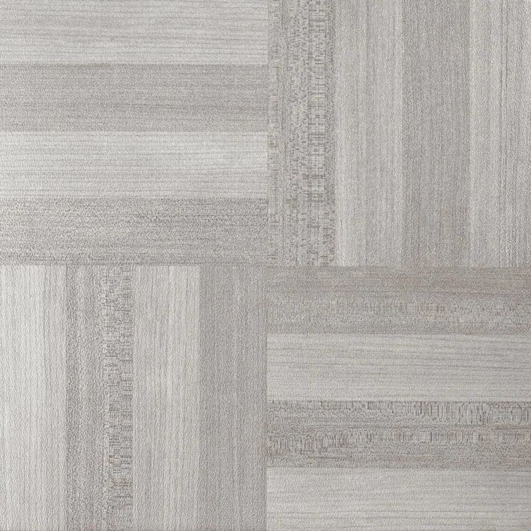 Ash Gray Wood 12" x 12" Self-Adhesive Vinyl Floor Tiles