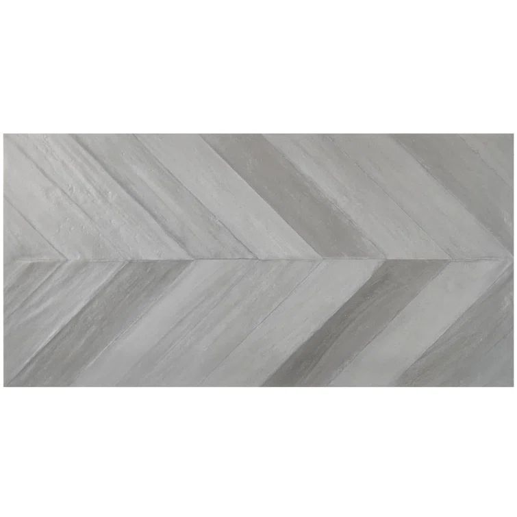Nord 24" x 48" Gray Porcelain Stone Look Tile