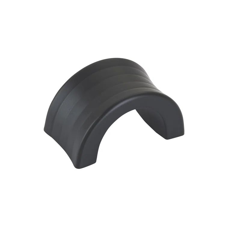 Matte Black Concentric Finger Pull with Mounting Hardware