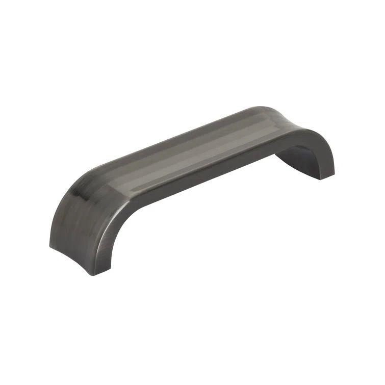 Concentric Brushed Nickel Arch Cabinet Pull with Mounting Hardware