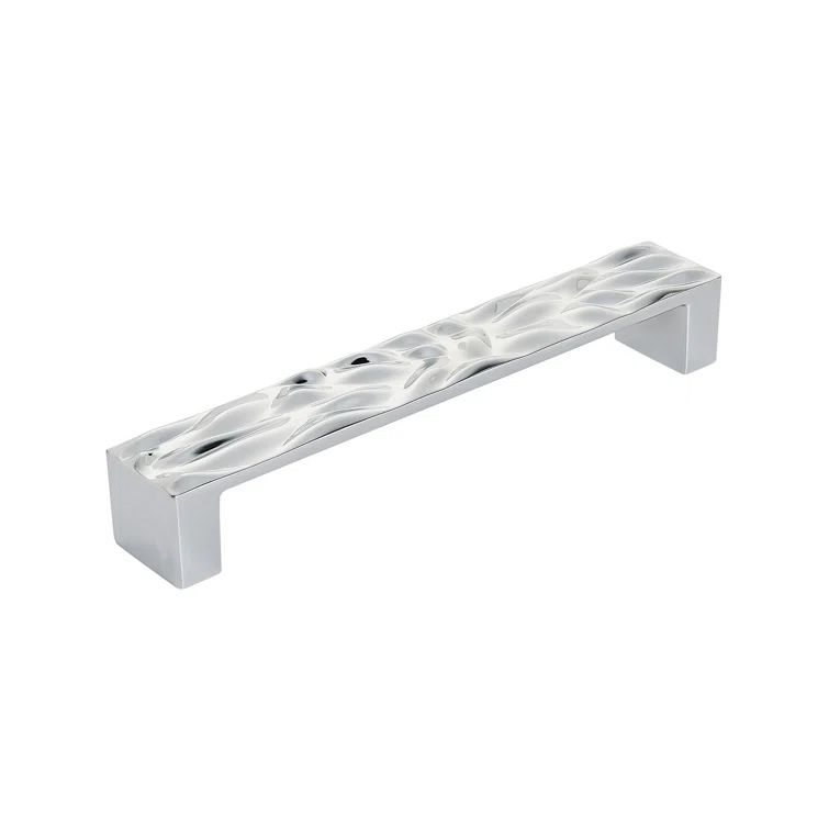 Calathea 7" Polished Chrome Cabinet Pull with Mounting Hardware