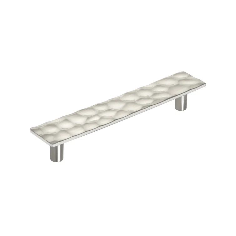 Kamari Satin Nickel Scalloped Cabinet Drawer Pull