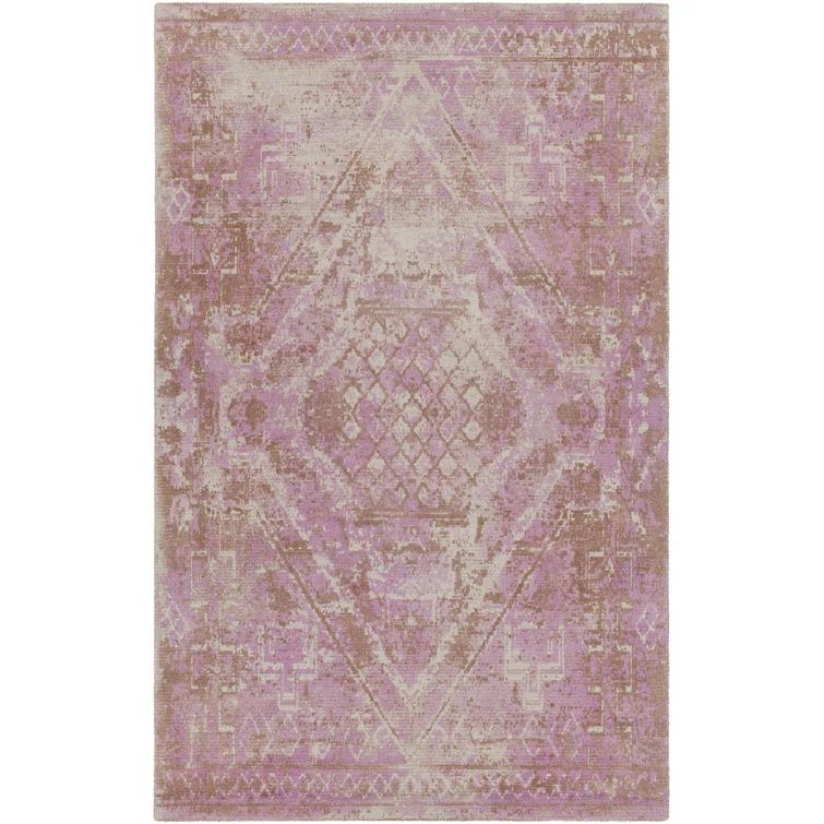 Hand-Tufted Multicolor Wool 5' x 7' Rectangular Rug