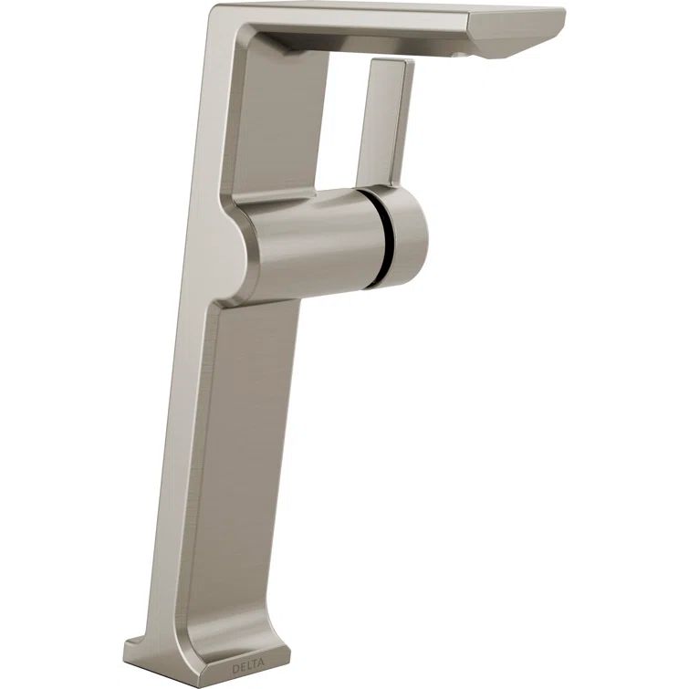 Modern Stainless Steel Single Hole Vessel Bathroom Faucet