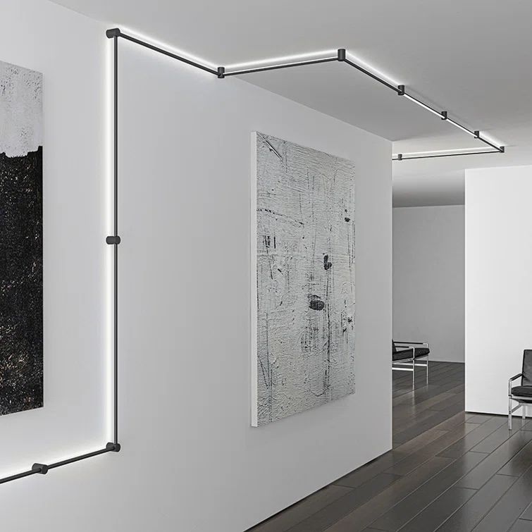 Purolinear 360 White Acrylic LED Dimmable Wall Sconce