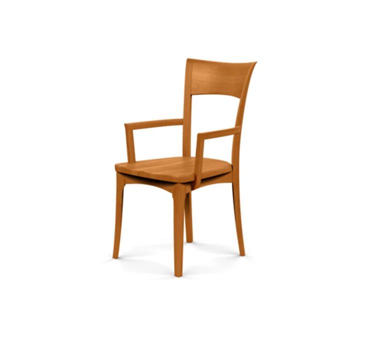 Ingrid Natural Cherry Upholstered Dining Chair