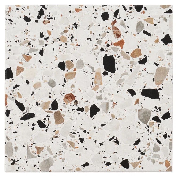 Grain Light Gray 8x8 Matte Porcelain Floor and Wall Tile
