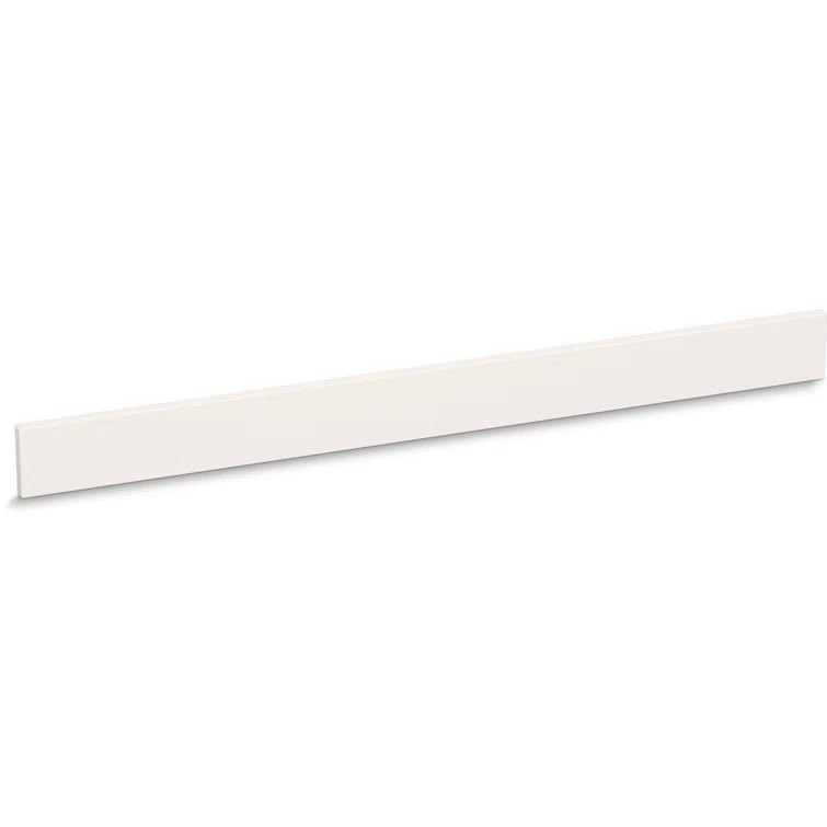 Pure White 4" x 48" Quartz Bathroom Backsplash