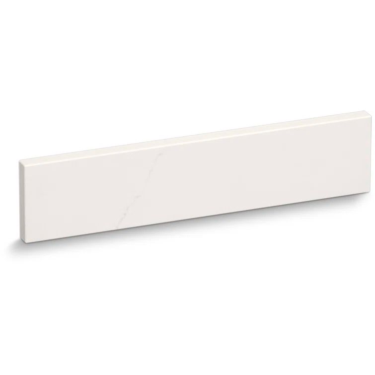 Calacatta Quartz Side Splash Panel, 4" x 17.25"