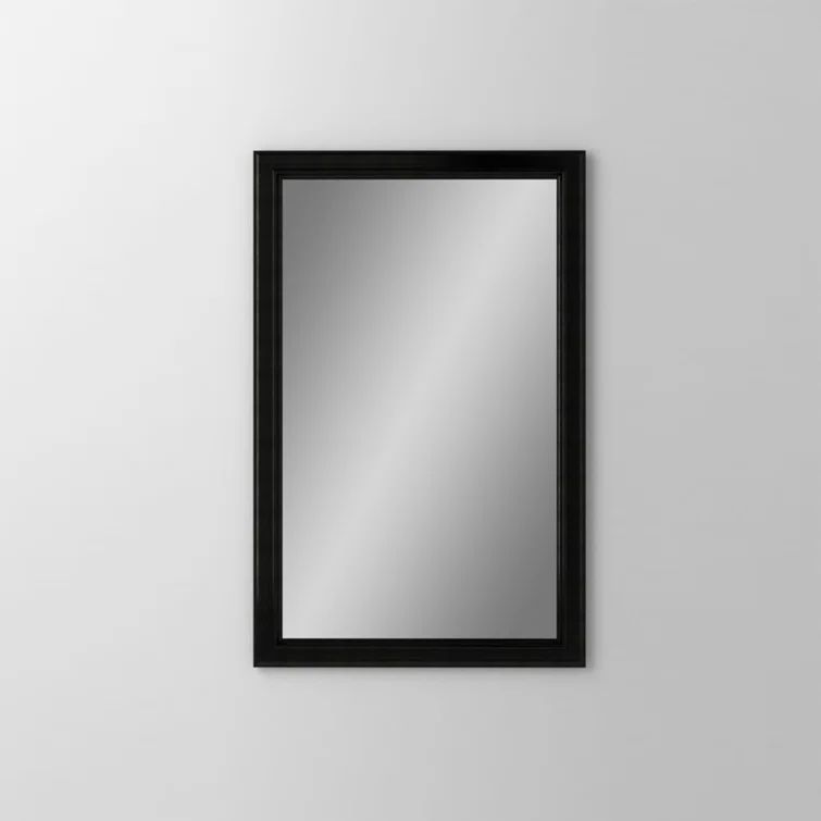 Vintage Brass Rectangular 39'' Traditional Bathroom Vanity Mirror