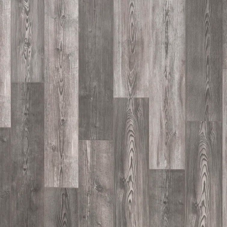 Xtra Medium Gray Pine Waterproof Laminate Flooring Planks