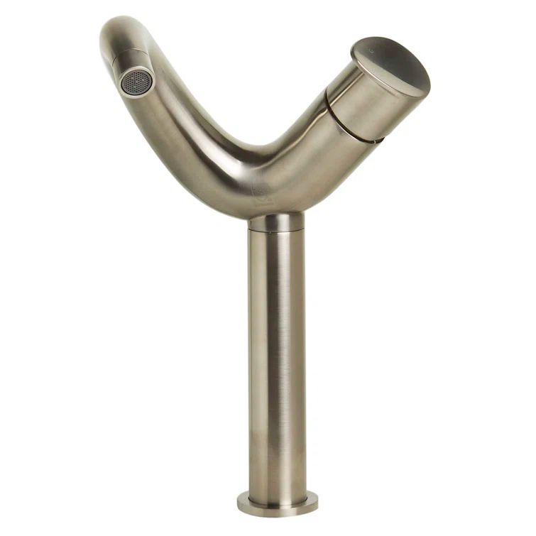 Brushed Nickel Single-Handle Tall Vessel Sink Faucet