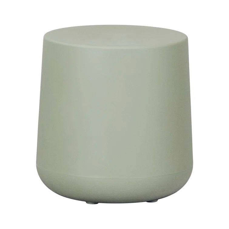 Dalya 15.75'' Sage Green Polyethylene Outdoor Side Table