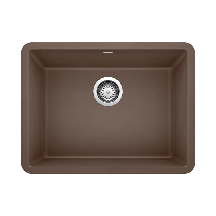 Cafe Brown Granite Single Bowl Undermount Kitchen Sink