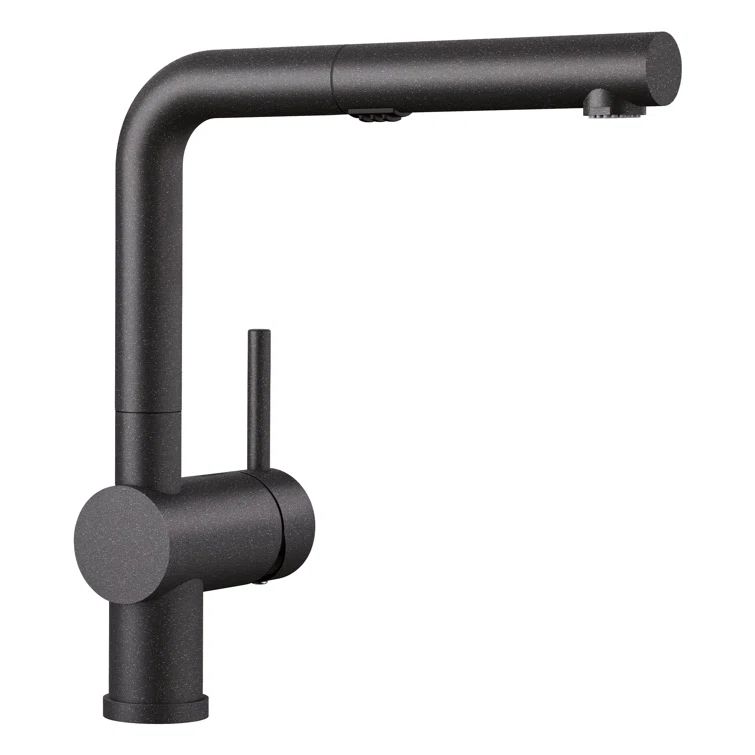 Anthracite Single Handle Pull-Out Spray Kitchen Faucet