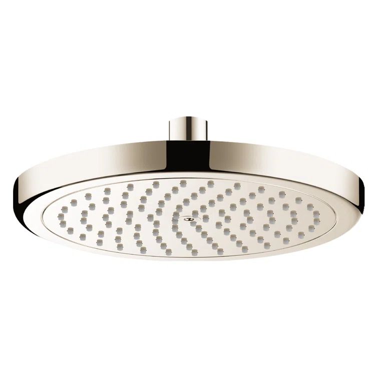 Modern Brushed Nickel Ceiling Mounted Rain Showerhead