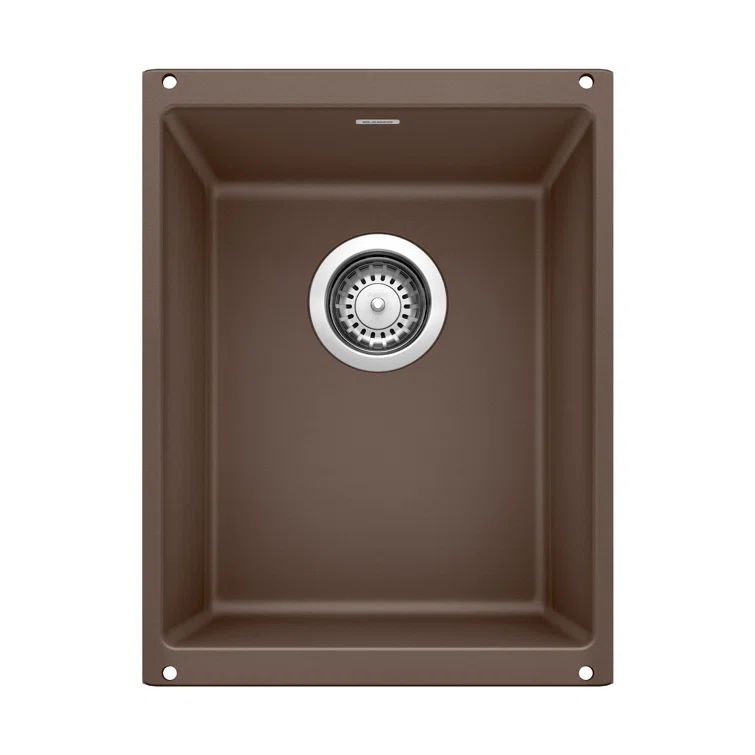 Cafe Brown Granite Composite Single Bowl Undermount Bar Sink