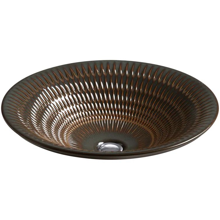 Bourbon Rutile Ceramic Above-Counter Vessel Sink