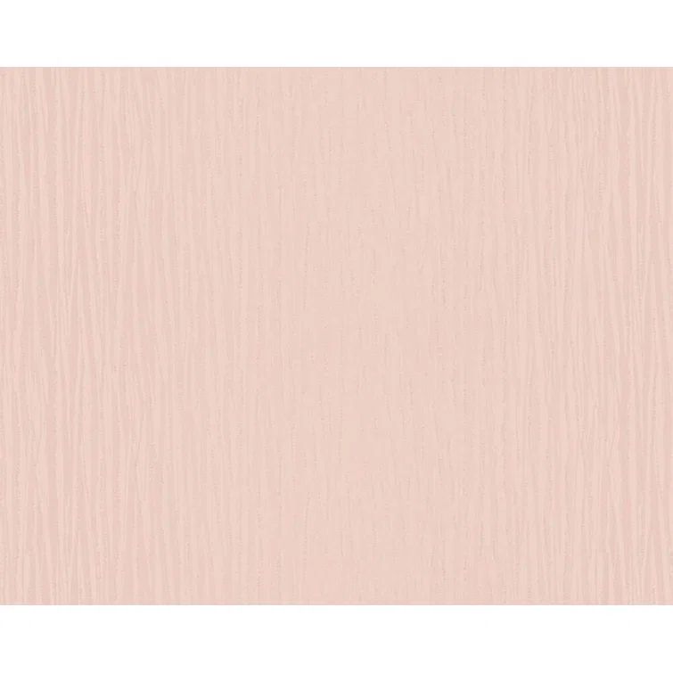 Pink Metallic Textured Non-Woven Wallpaper Roll
