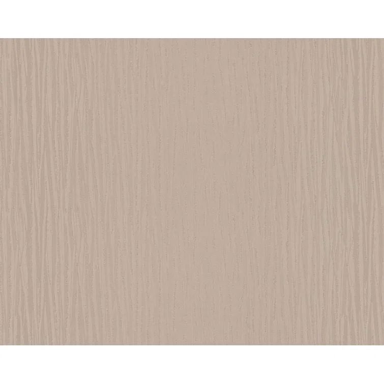 Beige Metallic Textured Non-Woven Wallpaper Roll