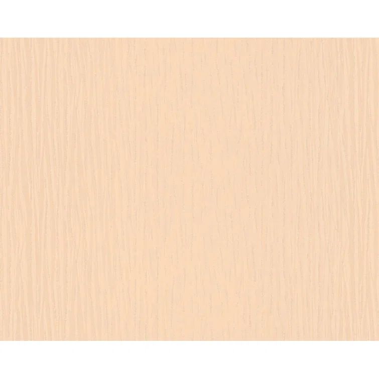 Textured Light Orange Non-Woven Wallpaper Roll