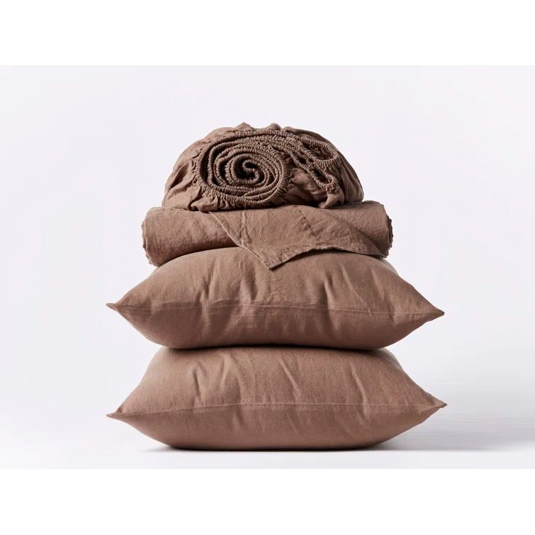 Redwood Organic Cotton Percale Full Sheet Set