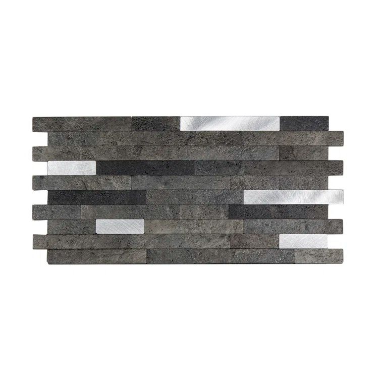 Oyster Composite Peel and Stick Backsplash Tile, 12in x 5.8in