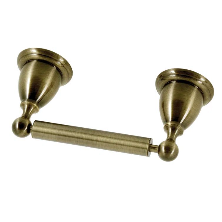 Vintage Brass Heritage Toilet Paper Holder