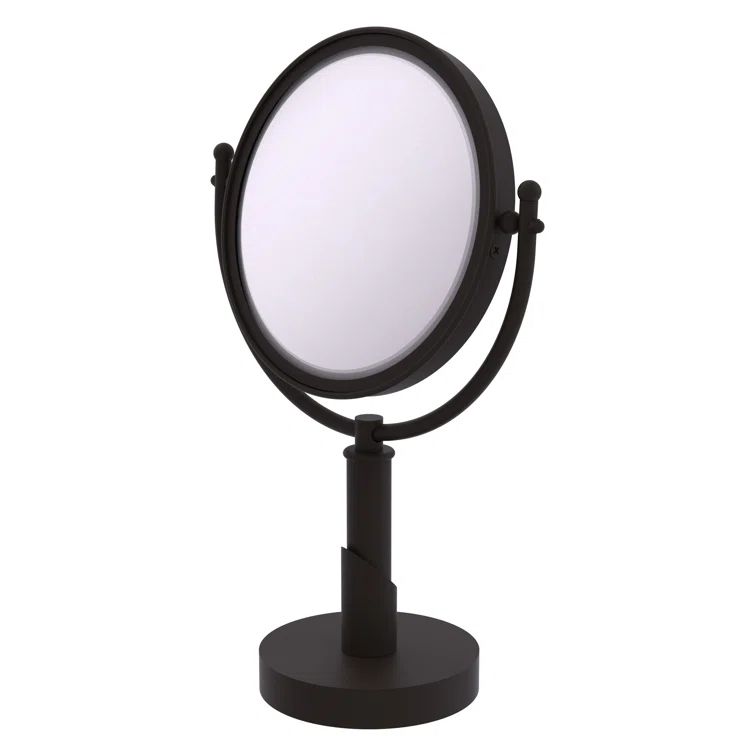 Soho Elegance 8-inch Oil Rubbed Bronze Vanity Makeup/Shaving Mirror