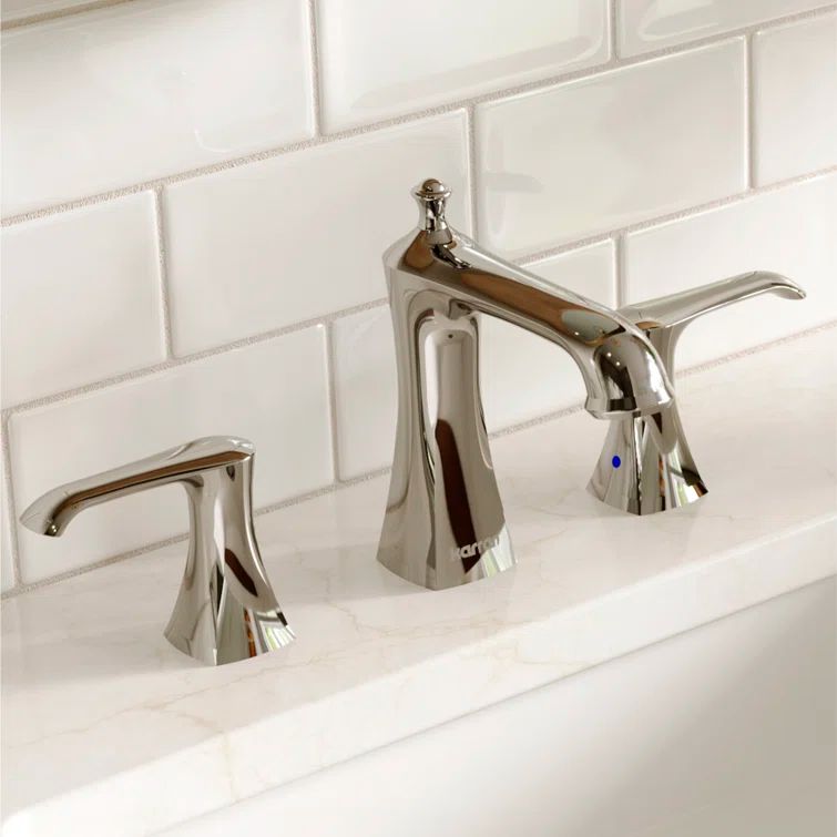 Woodburn Chrome Elegance 6.25'' Widespread Bathroom Faucet with Pop-Up Drain