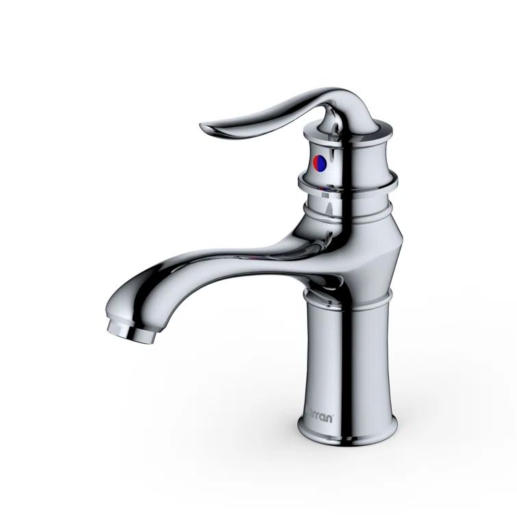 Dartford Chrome Single Handle Basin Faucet with Pop-Up Drain