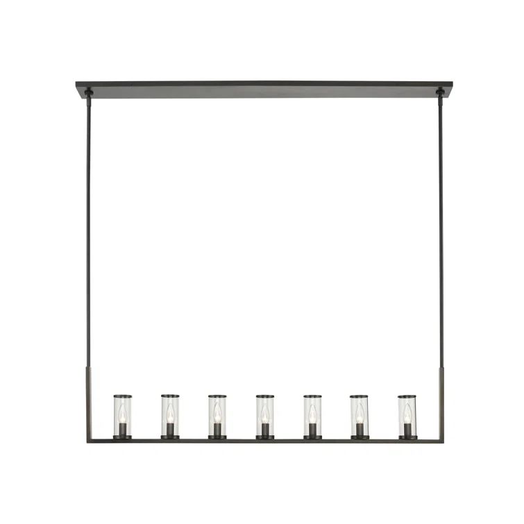 Alora Revolve 47'' Urban Bronze Polished Nickel Indoor/Outdoor Pendant Light
