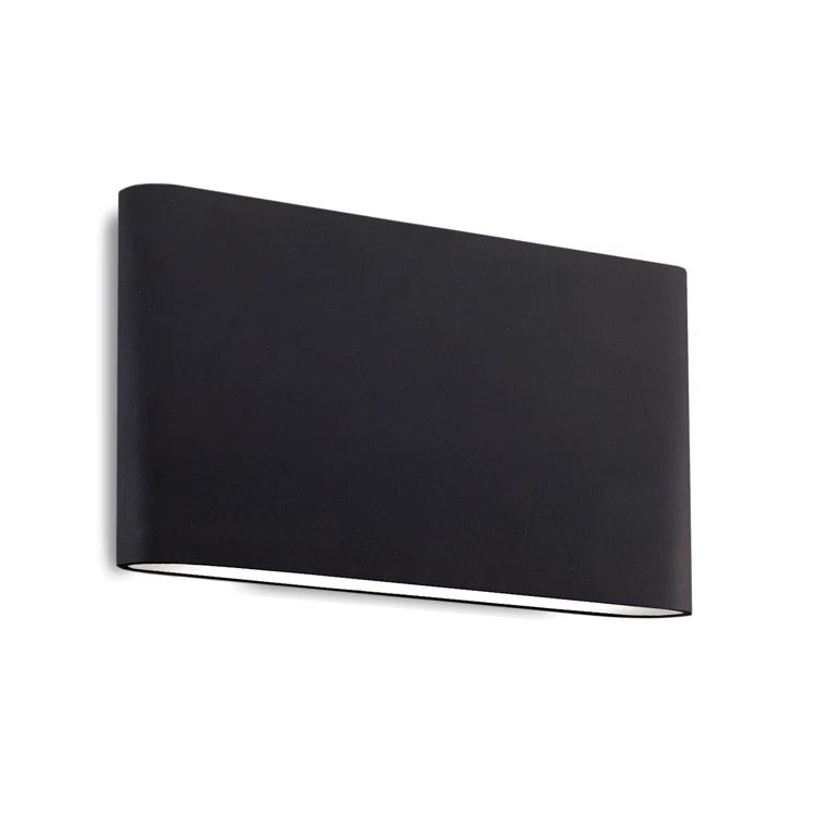 Talis Minimalist Black Aluminum LED Wall Sconce