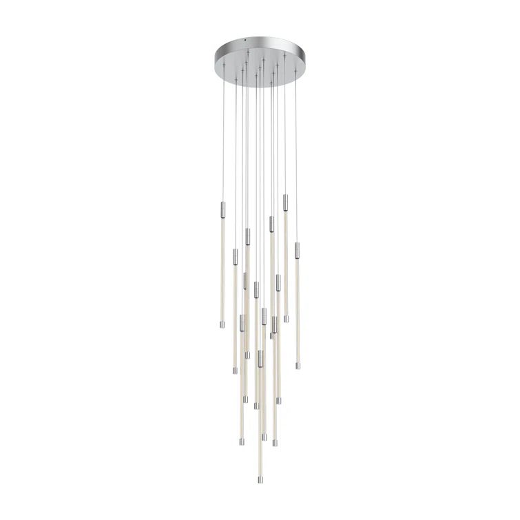 Brushed Gold 13-Light LED Cluster Pendant