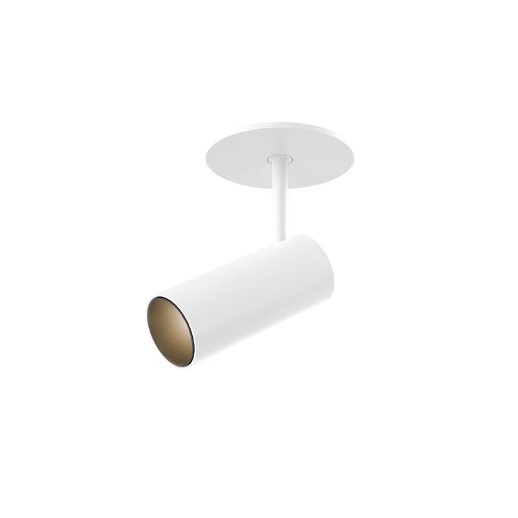 White Acrylic LED Modern Adjustable Spotlight