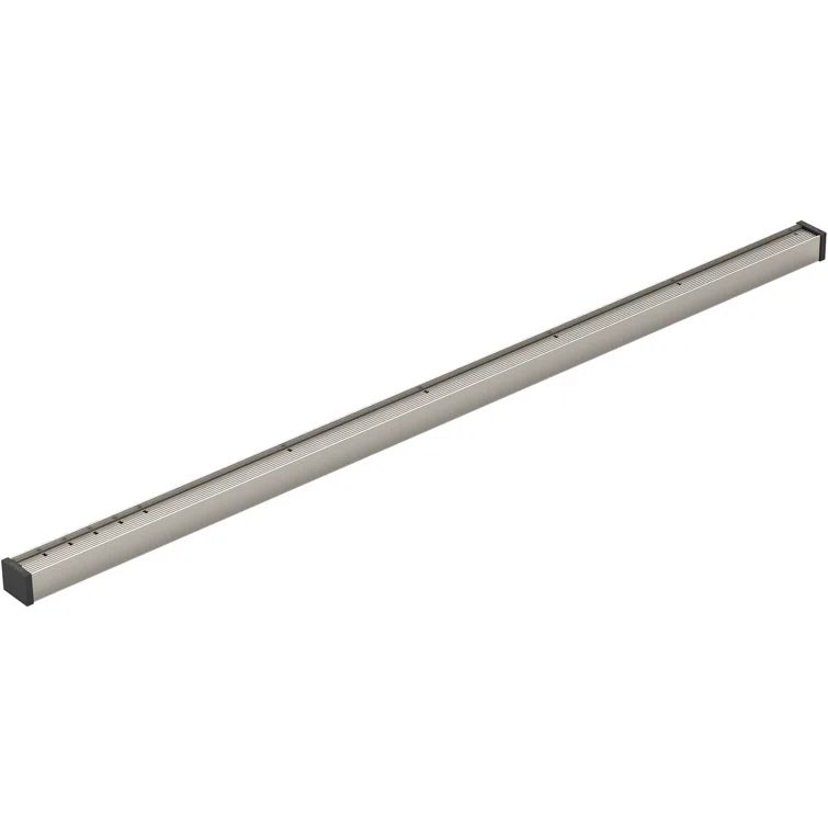 Bright Silver Scratch Resistant Linear Shower Drain