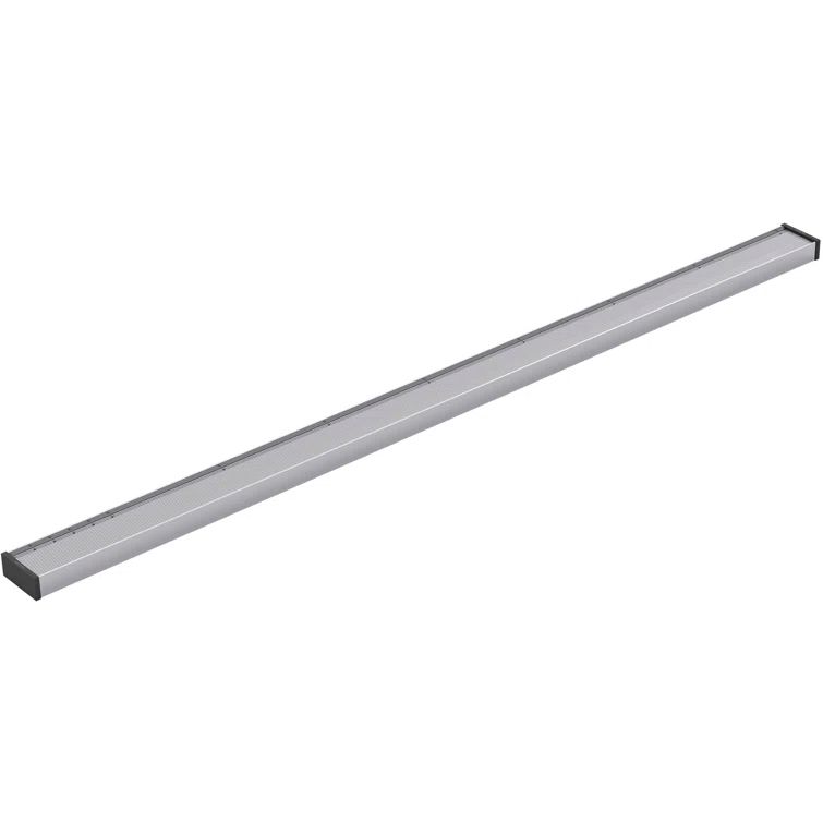 Bright Silver 2-1/2" x 48" Linear Shower Drain Grate