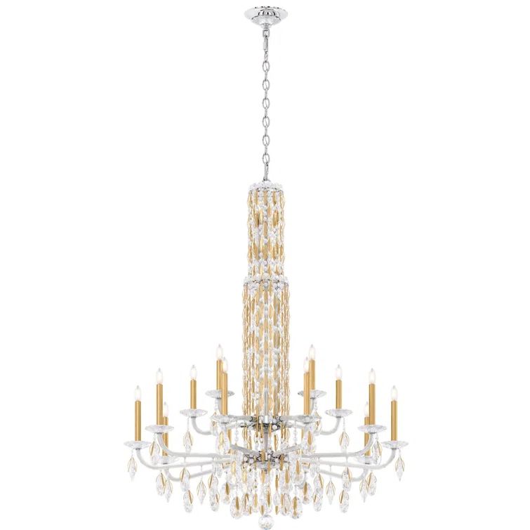 Heirloom Gold Sarella 17-Light Traditional Crystal Chandelier